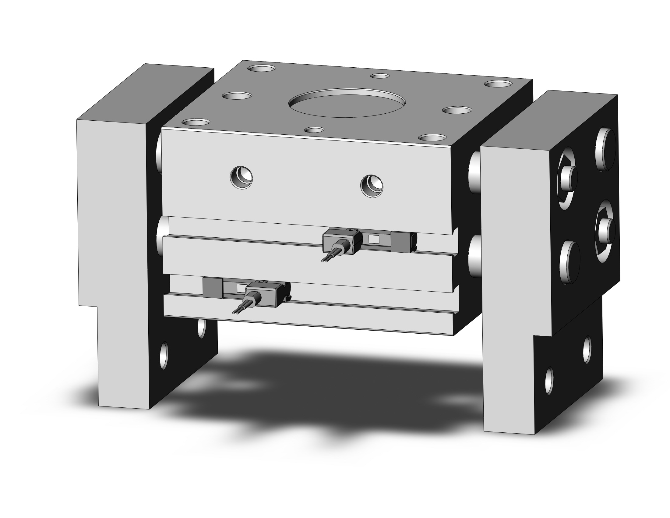 SMC MHL2-20D-M9BVL gripper, wide opening 2-finger, MHL GRIPPERS