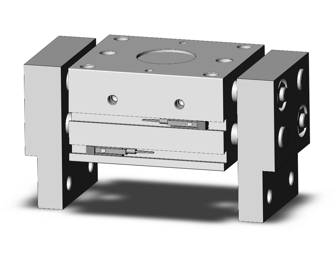 SMC MHL2-25D-M9NSAPC gripper, wide opening 2-finger, MHL GRIPPERS