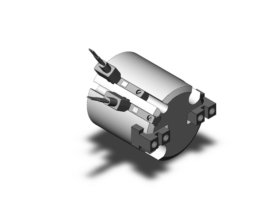 SMC MHS2-16D-M9NV gripper, 2-finger, MHS3 GRIPPER, 3-FINGER