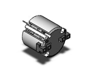 SMC MHS2-25D-M9PZ gripper, 2-finger, MHS3 GRIPPER, 3-FINGER