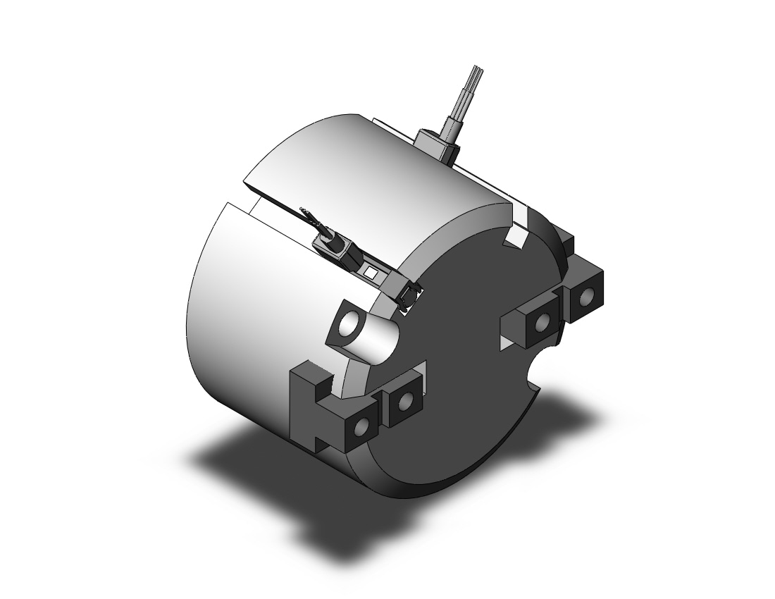 SMC MHS2-40D-M9PWVM 40mm mhs3 dbl act, auto-sw, MHS3 GRIPPER, 3-FINGER