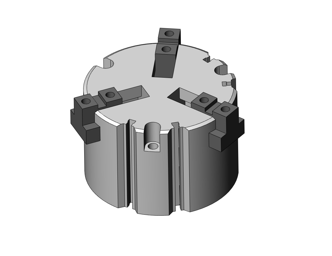 SMC MHS3-100D-M9BAL cylinder, MHS3 GRIPPER, 3-FINGER