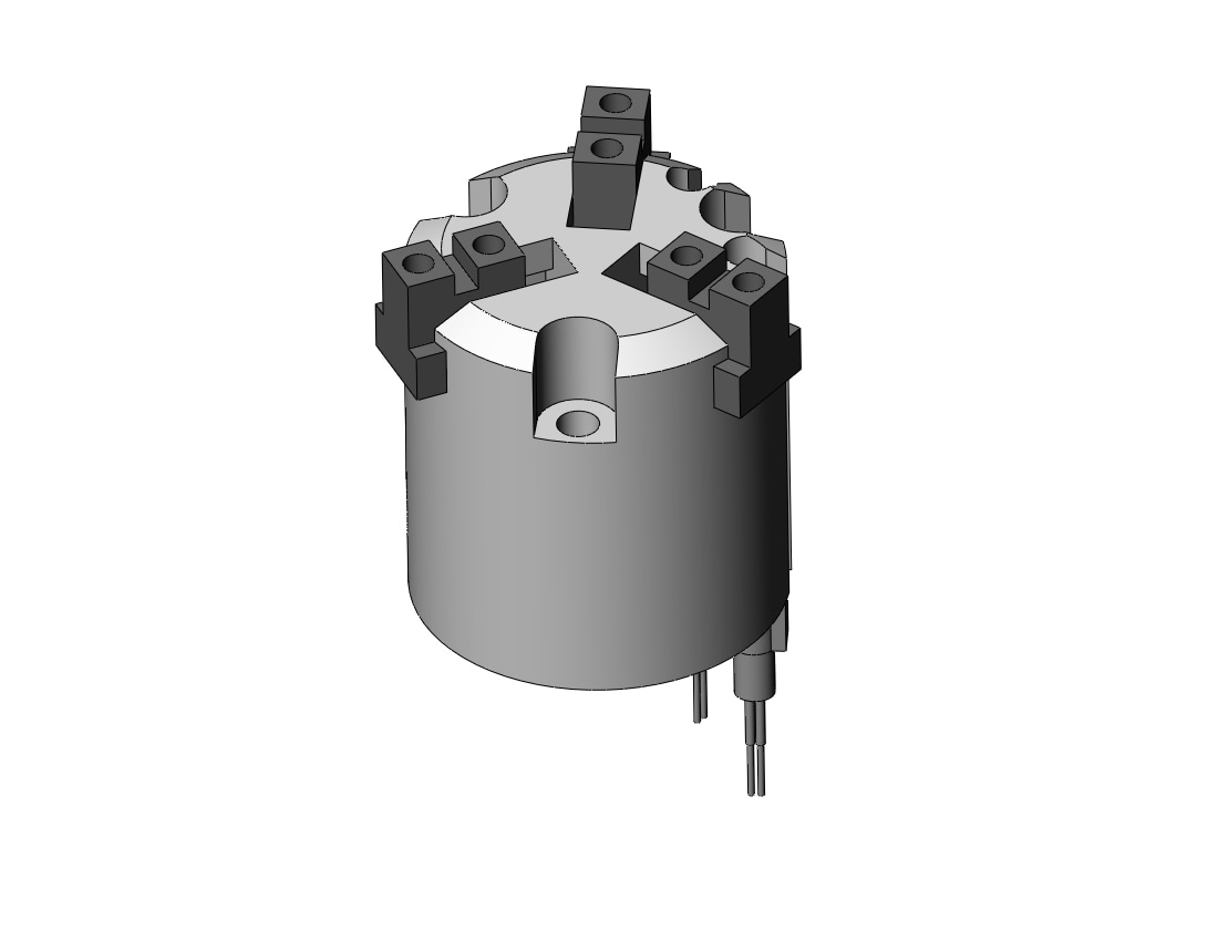 SMC MHS3-16D-M9BM gripper, 3-finger, MHS3 GRIPPER, 3-FINGER