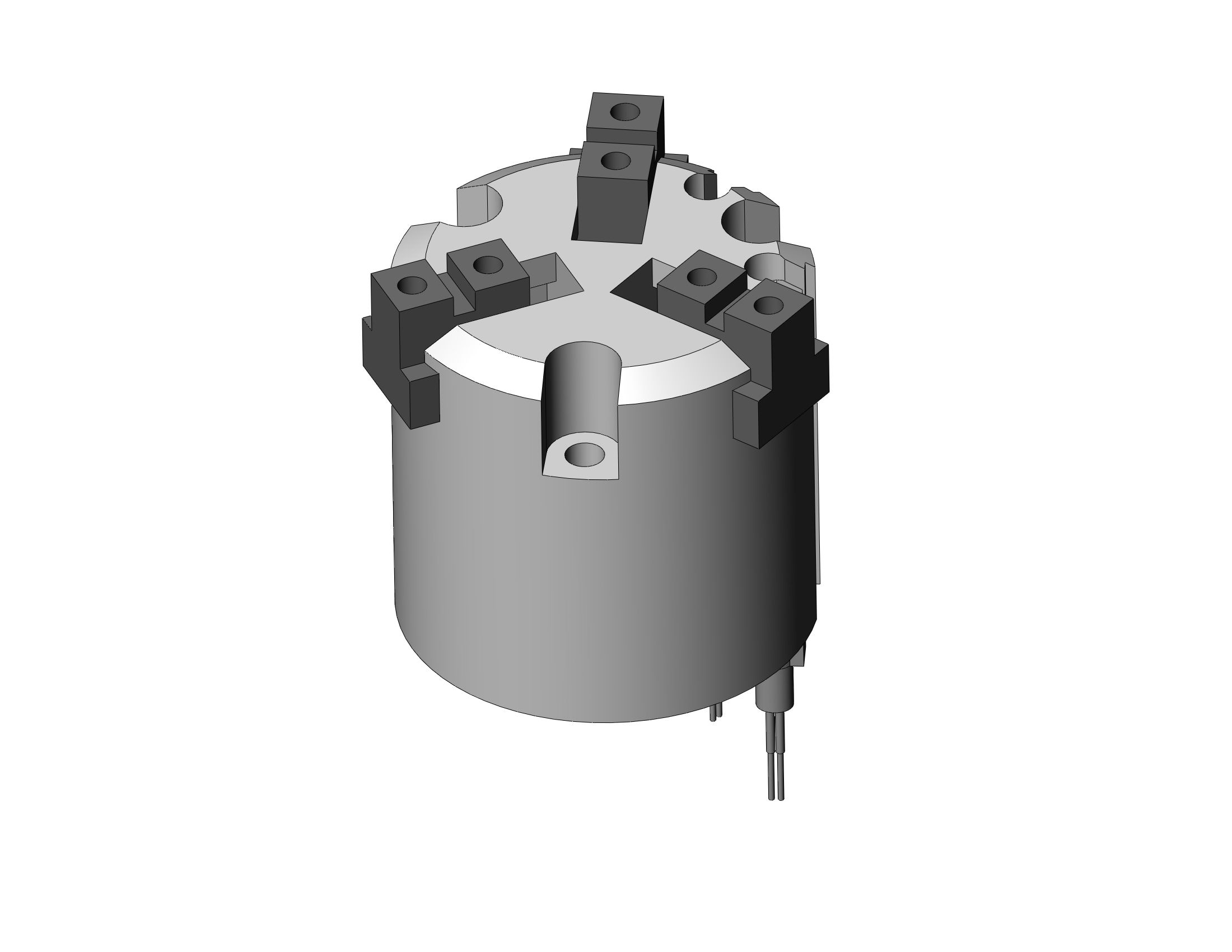 SMC MHS3-20D-M9BWL 20mm mhs3 dbl act, auto-sw, MHS3 GRIPPER, 3-FINGER