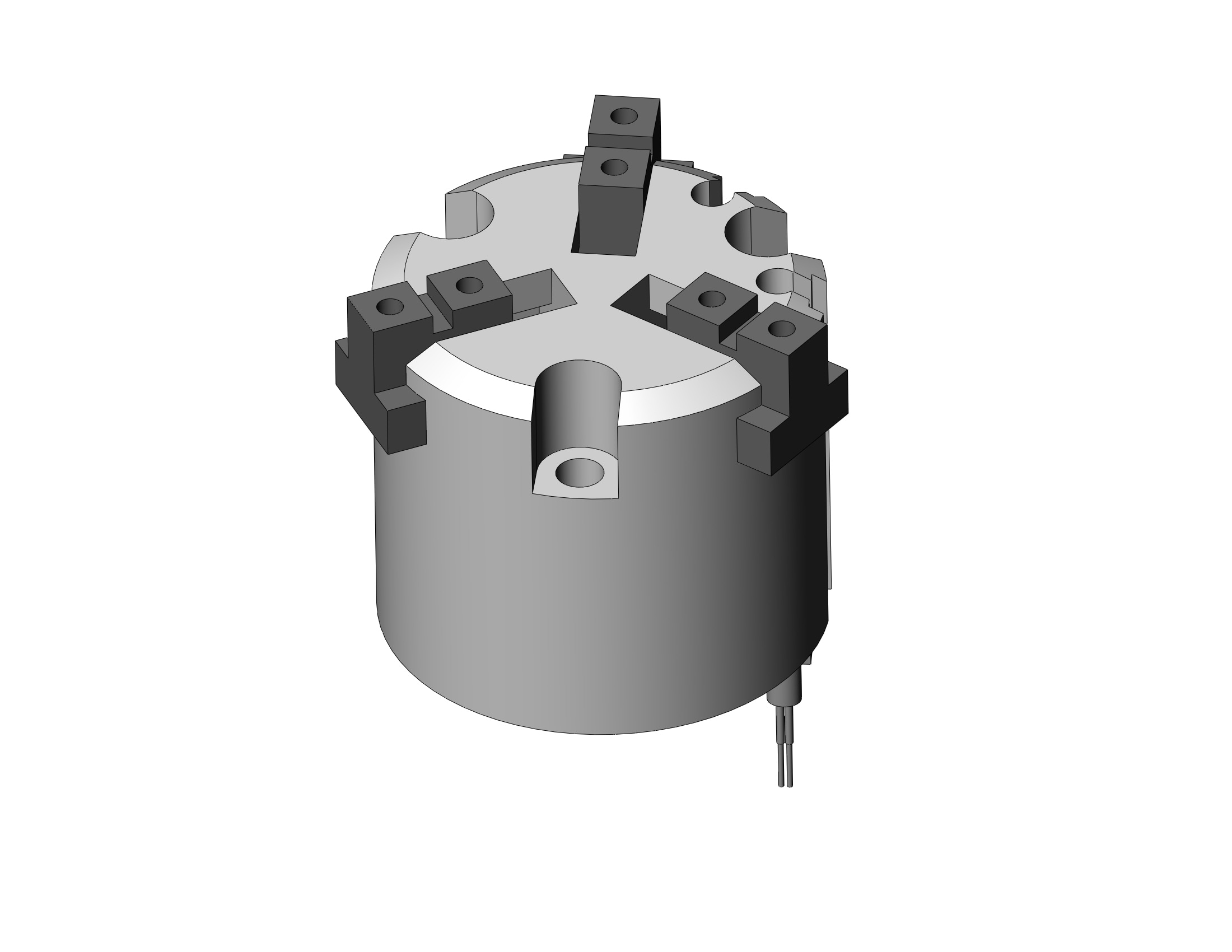 SMC MHS3-25D-M9BSAPC gripper, 3-finger, MHS3 GRIPPER, 3-FINGER