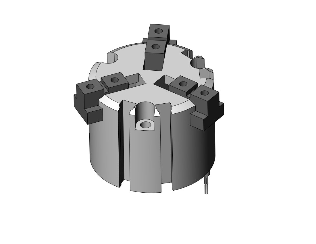 SMC MHS3-32D-M9BSAPC cylinder, MHS3 GRIPPER, 3-FINGER