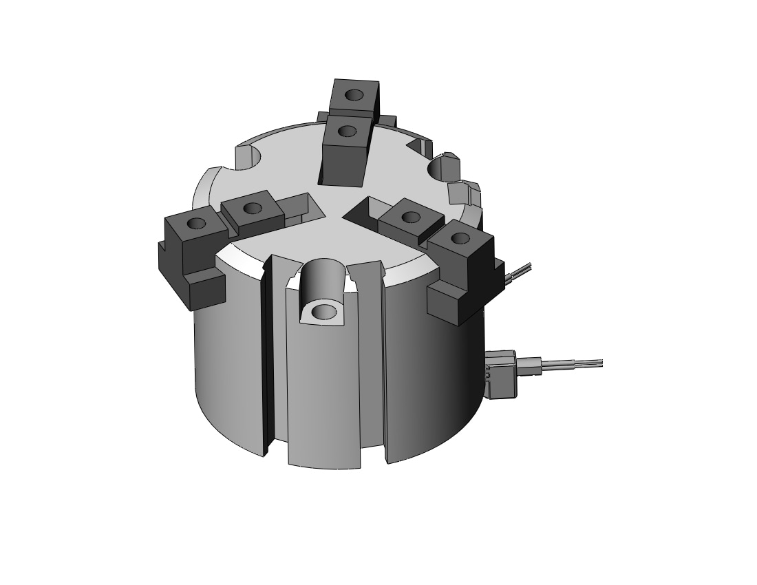 SMC MHS3-32D-M9BVL gripper, 3-finger, MHS3 GRIPPER, 3-FINGER