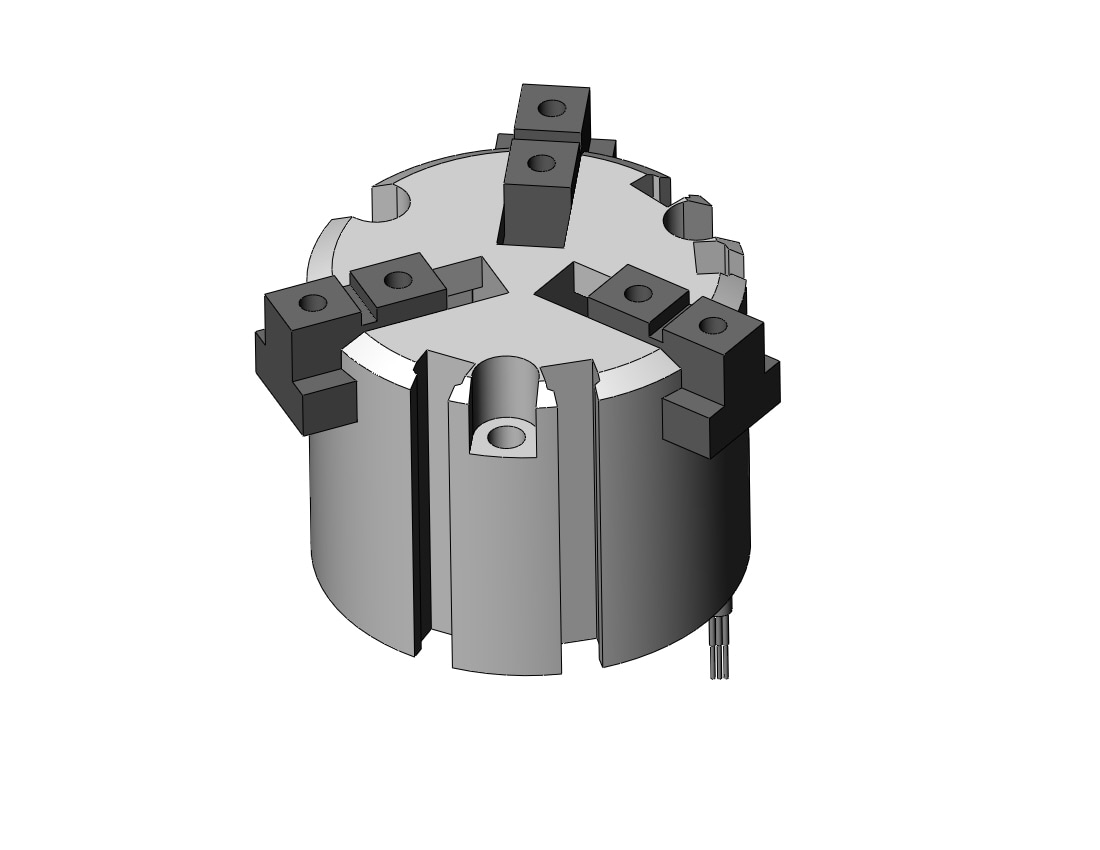 SMC MHS3-32D-M9PWSDPC cylinder, MHS3 GRIPPER, 3-FINGER