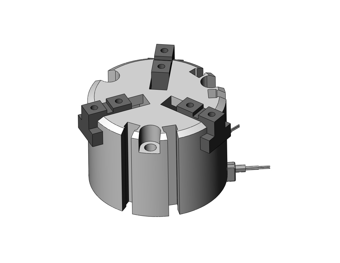 SMC MHS3-40D-M9BWVZ cylinder, MHS3 GRIPPER, 3-FINGER