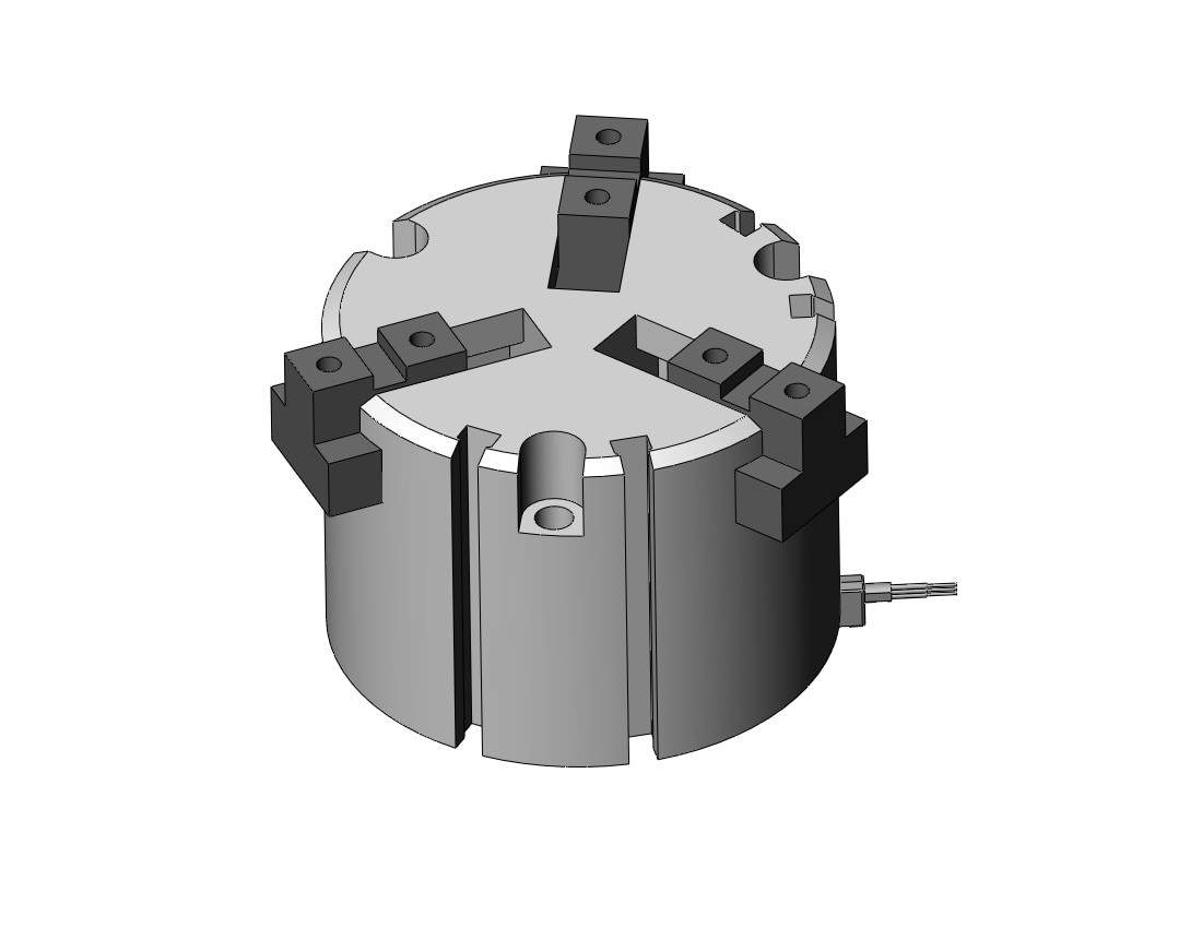 SMC MHS3-63D-M9PWVSDPC cylinder, MHS3 GRIPPER, 3-FINGER