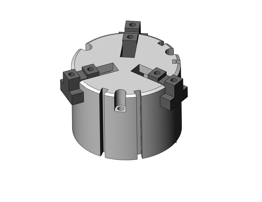 SMC MHS3-80D-M9BWSDPC cylinder, MHS3 GRIPPER, 3-FINGER