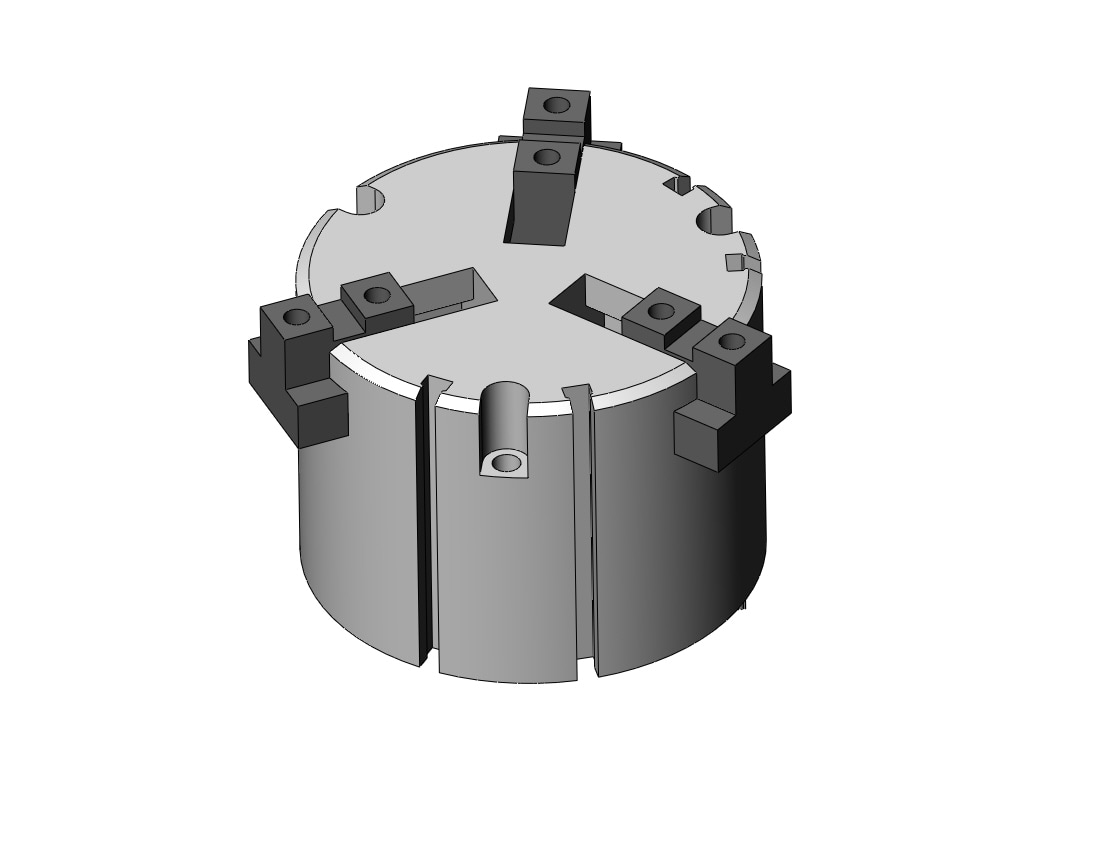 SMC MHS3-80TFD-M9PWSDPC cylinder, MHS3 GRIPPER, 3-FINGER