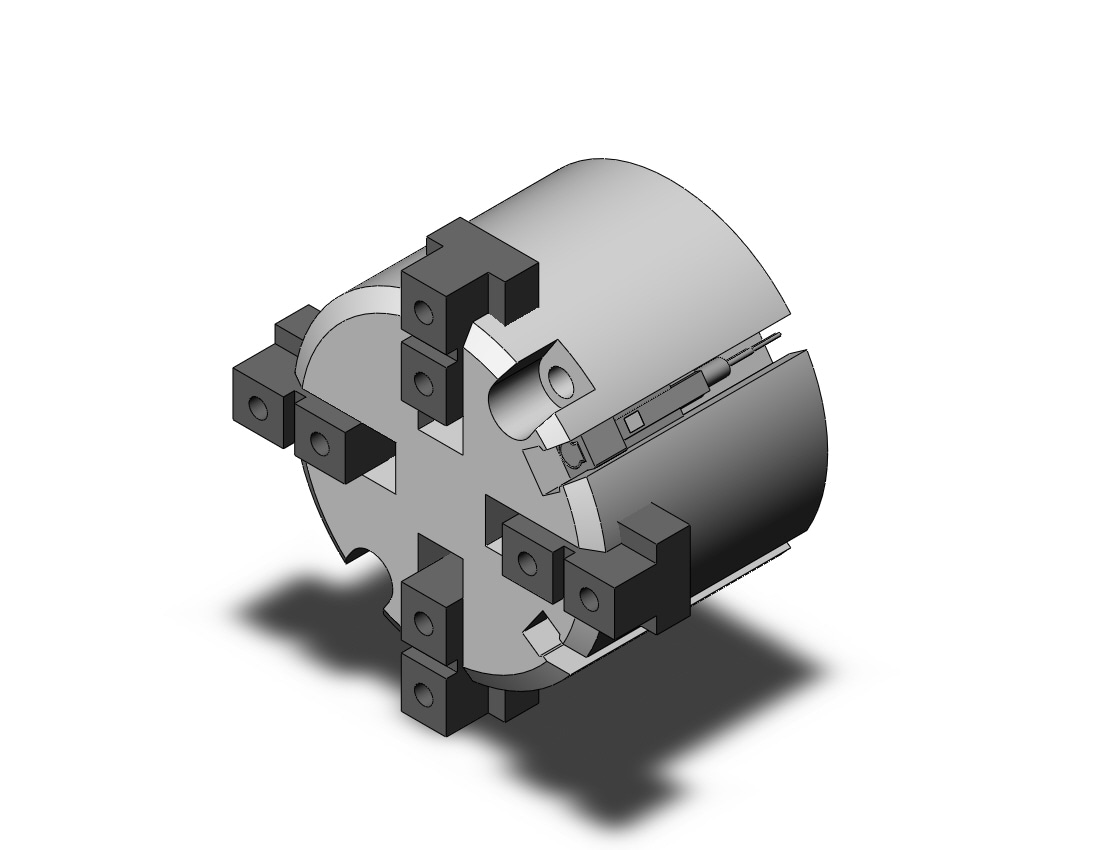 SMC MHS4-32D-M9BM cylinder, MHS3 GRIPPER, 3-FINGER