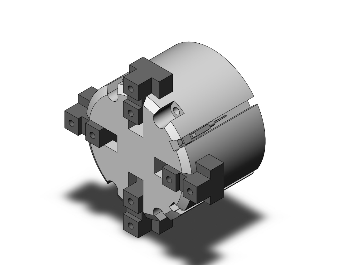 SMC MHS4-63D-M9PSBPC cylinder, MHS3 GRIPPER, 3-FINGER