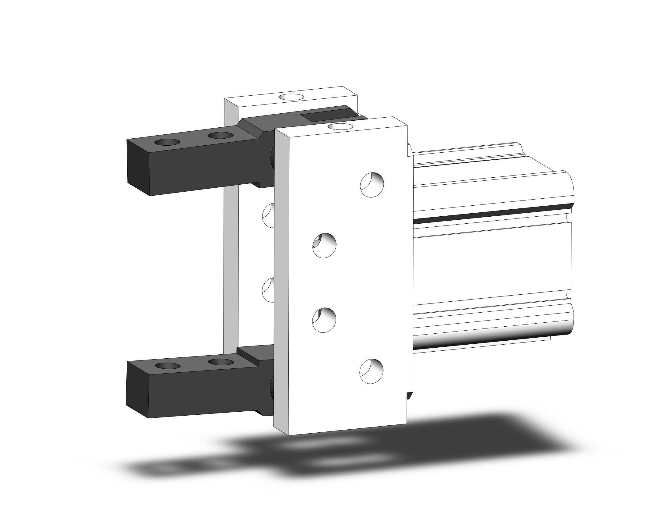 SMC MHT2-40DZ-A93L cylinder, MHT GRIPPERS