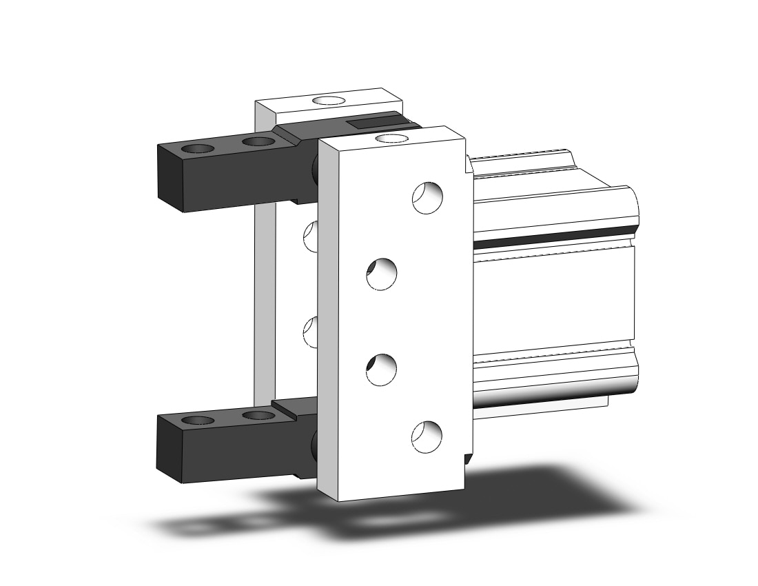 SMC MHT2-63DZ-A93 gripper, toggle 2-finger, MHT GRIPPERS