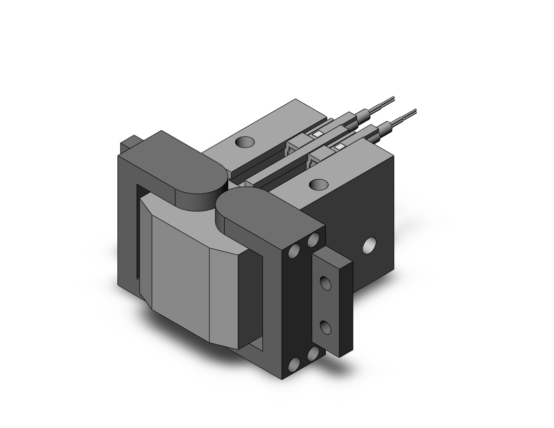 SMC MHW2-20D1-M9BL gripper, 2-finger, right angle, MHW2 GRIPPER, ANGULAR