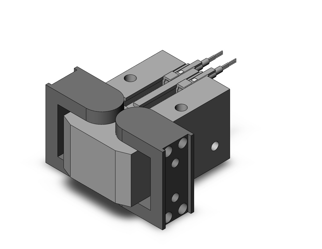 SMC MHW2-25D-M9NW 25mm mhw2 dbl act w/auto-sw, MHW2 GRIPPER, ANGULAR