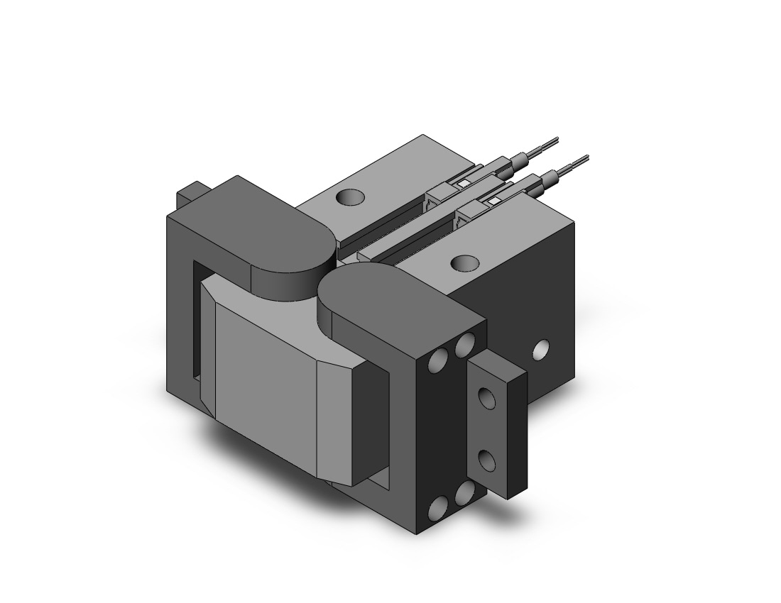 SMC MHW2-25D1-M9B 25mm mhw2 dbl act w/auto-sw, MHW2 GRIPPER, ANGULAR