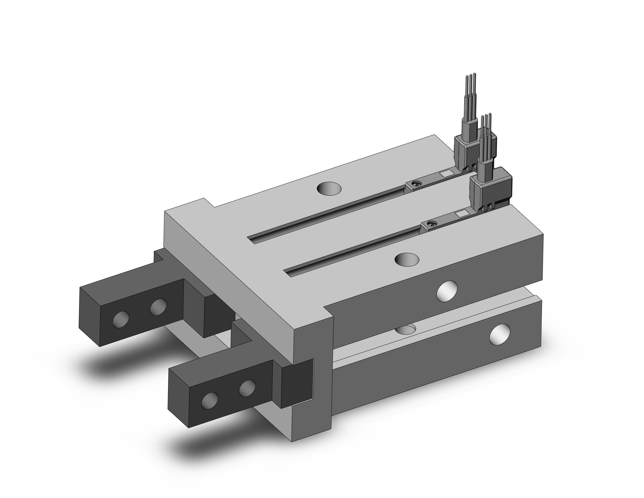 SMC MHZ2-20D-M9PWVSDPC gripper, mhz, parallel style air gripper, GRIPPER