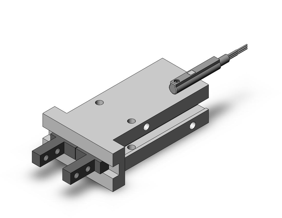 SMC MHZL2-10C-M9NS gripper, mhz, parallel style air gripper, GRIPPER