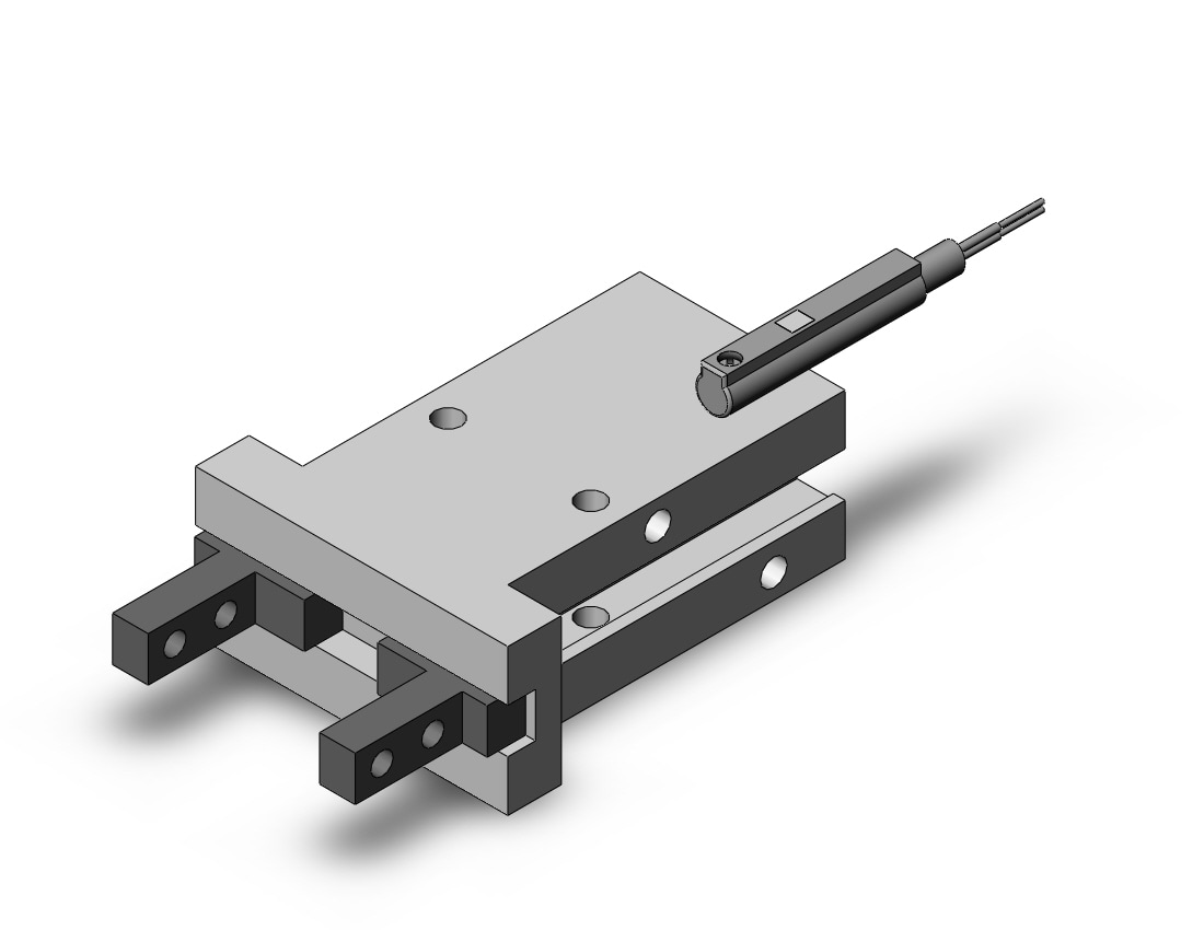 SMC MHZL2-10D-M9BLS gripper, mhz, parallel style air gripper, GRIPPER