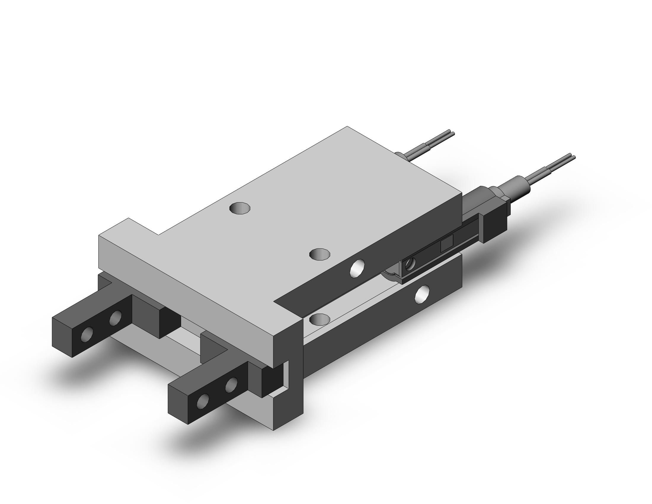 SMC MHZL2-10D-M9BWL gripper, mhz, parallel style air gripper, GRIPPER