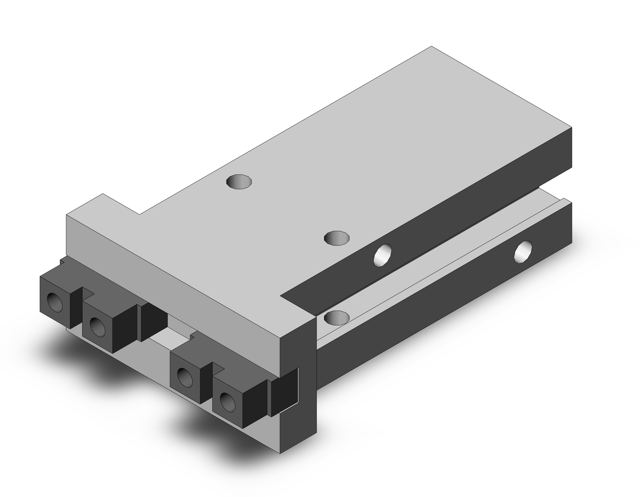 SMC MHZL2-10D3-X7 base cylinder, MHZ2 GRIPPER, PARALLEL