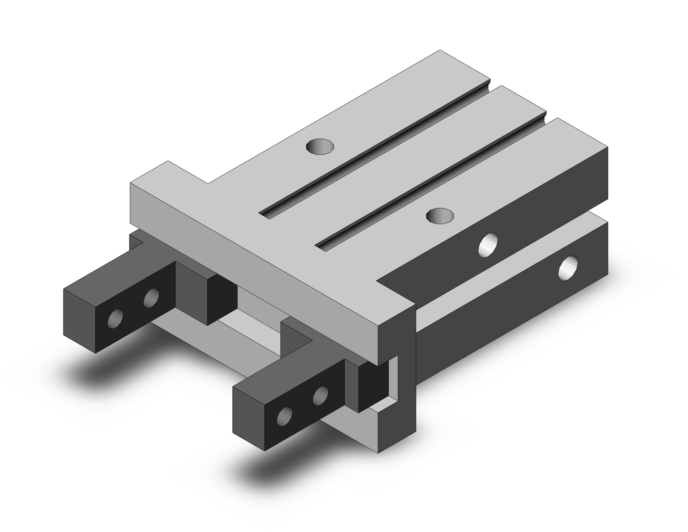 SMC MHZL2-20D-X56 gripper, mhz, parallel style air gripper, GRIPPER