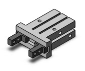 SMC MHZL2-20D2-X79 gripper, mhz, parallel style air gripper, GRIPPER