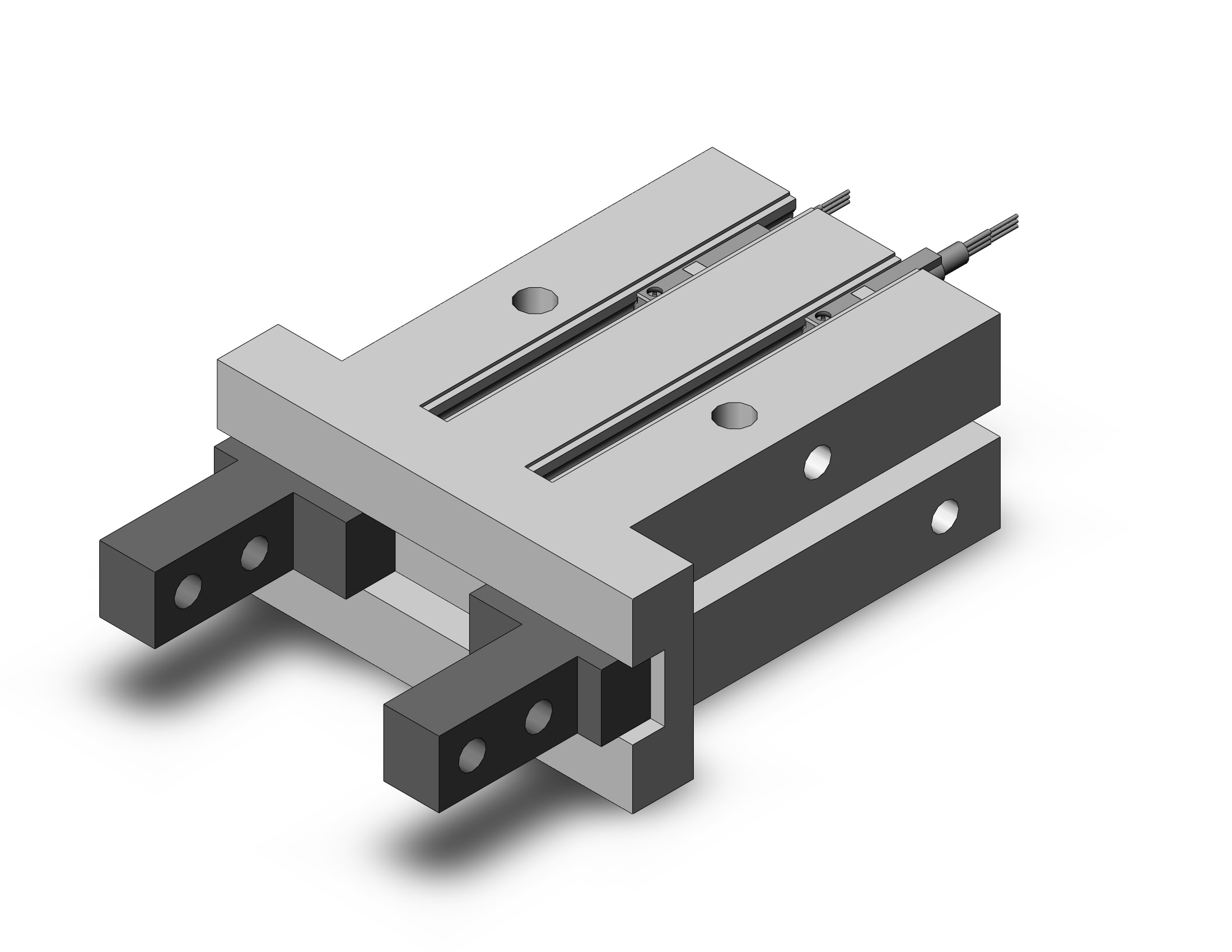 SMC MHZL2-25D-M9PMDPC gripper, mhz, parallel style air gripper, GRIPPER