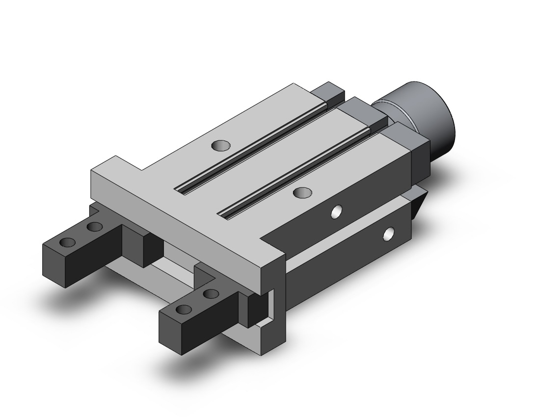 SMC MHZL2-25D1E-X5 gripper, mhz, parallel style air gripper, GRIPPER