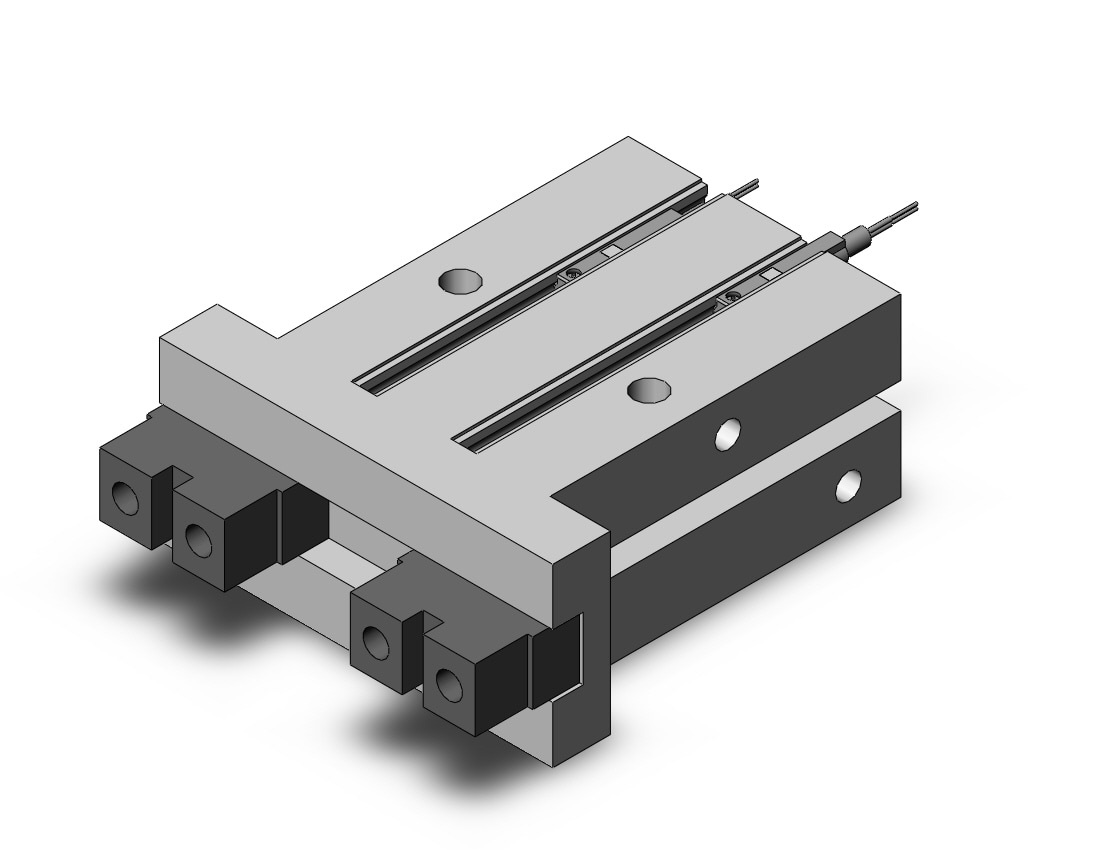 SMC MHZL2-25D3-M9BL gripper, mhz, parallel style air gripper, GRIPPER