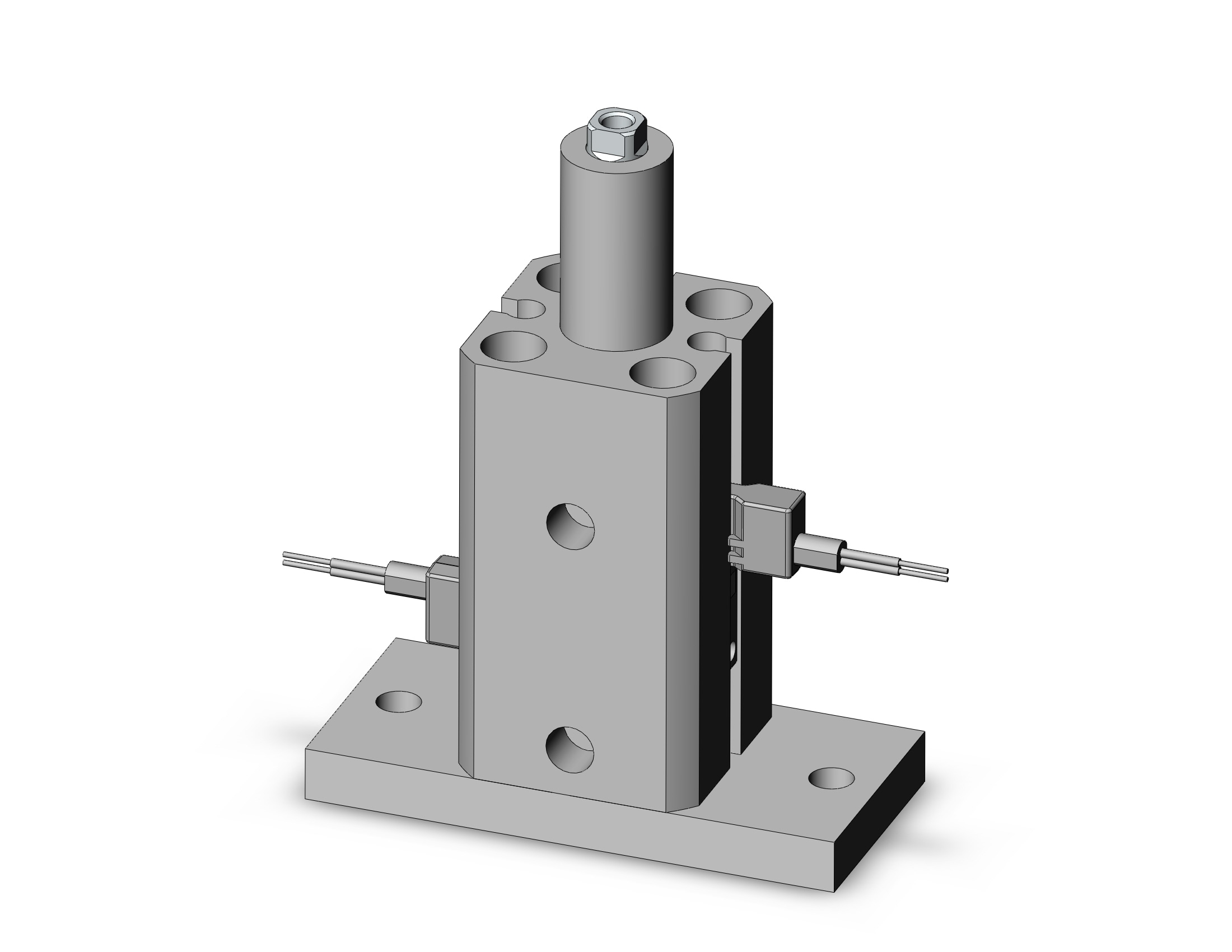 SMC MKG12-10RZ-M9BVL cylinder, rotary clamp, CLAMP CYLINDER