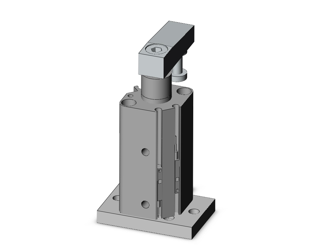 SMC MKG20-10RNZ-M9BWL cylinder, rotary clamp, CLAMP CYLINDER