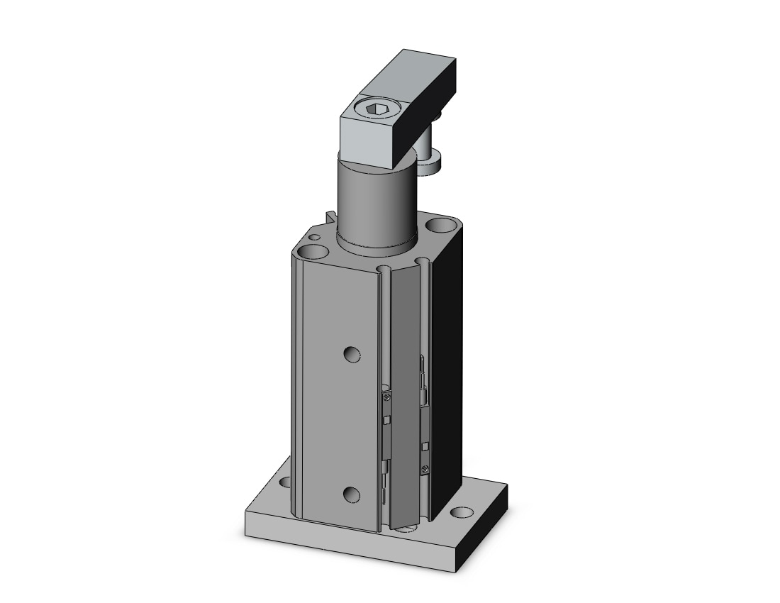 SMC MKG25-20LNZ-M9PL cylinder, rotary clamp, CLAMP CYLINDER