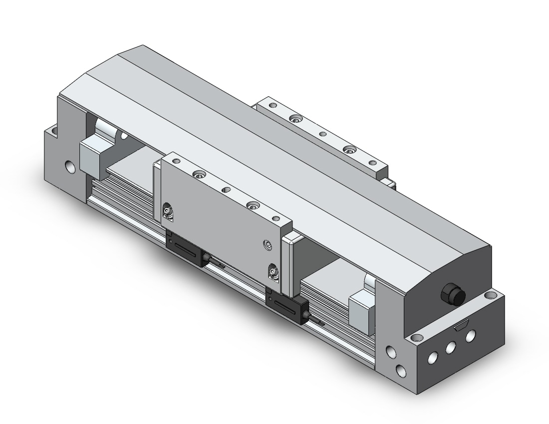 SMC ML1C25G-100H-M5PWZ cyl, rodless, ML1 LOCKING BAND CYLINDER