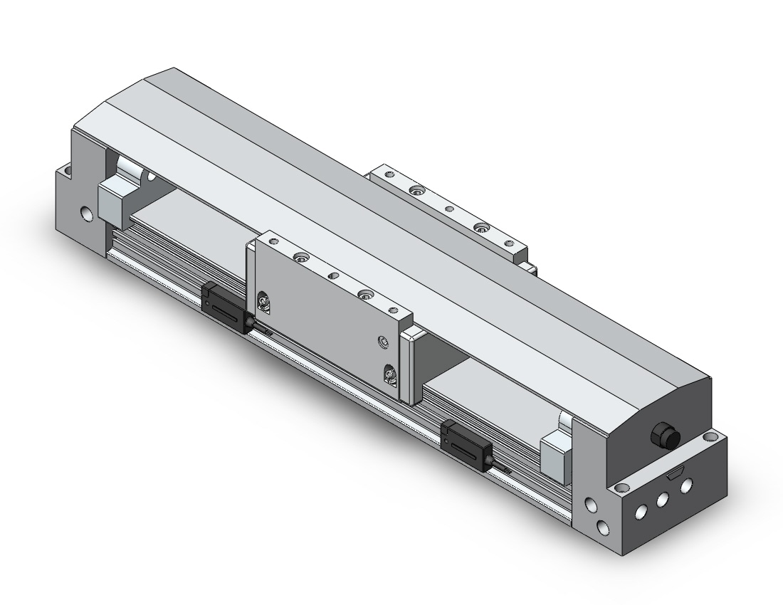 SMC ML1C25G-200H-M5NWL cyl, rodless, ML1 LOCKING BAND CYLINDER