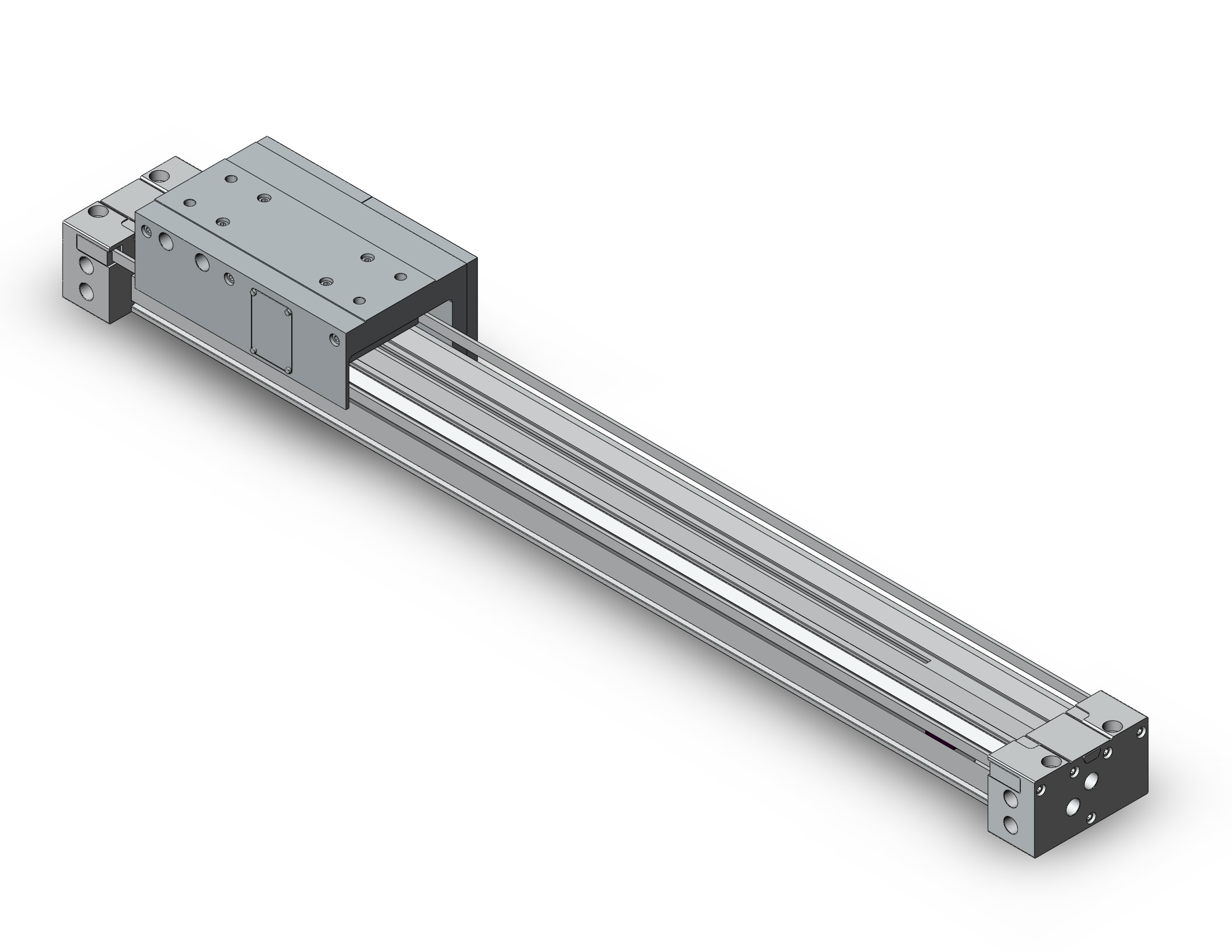 SMC ML2B40B-600-Y7PWL cyl, rodless w/auto switch, ML1 LOCKING BAND CYLINDER