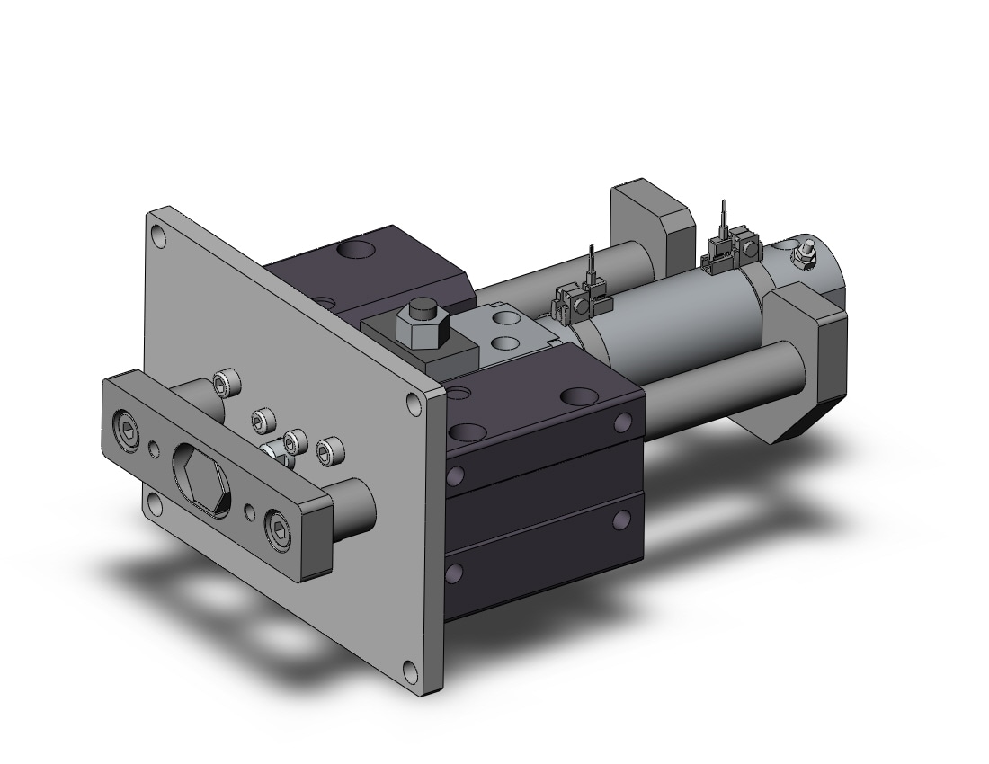 SMC MLGCLF32TN-75-R-D-M9BWVZ mlgc, guide cylinder/fine lock, GUIDED CYLINDER W/LOCK