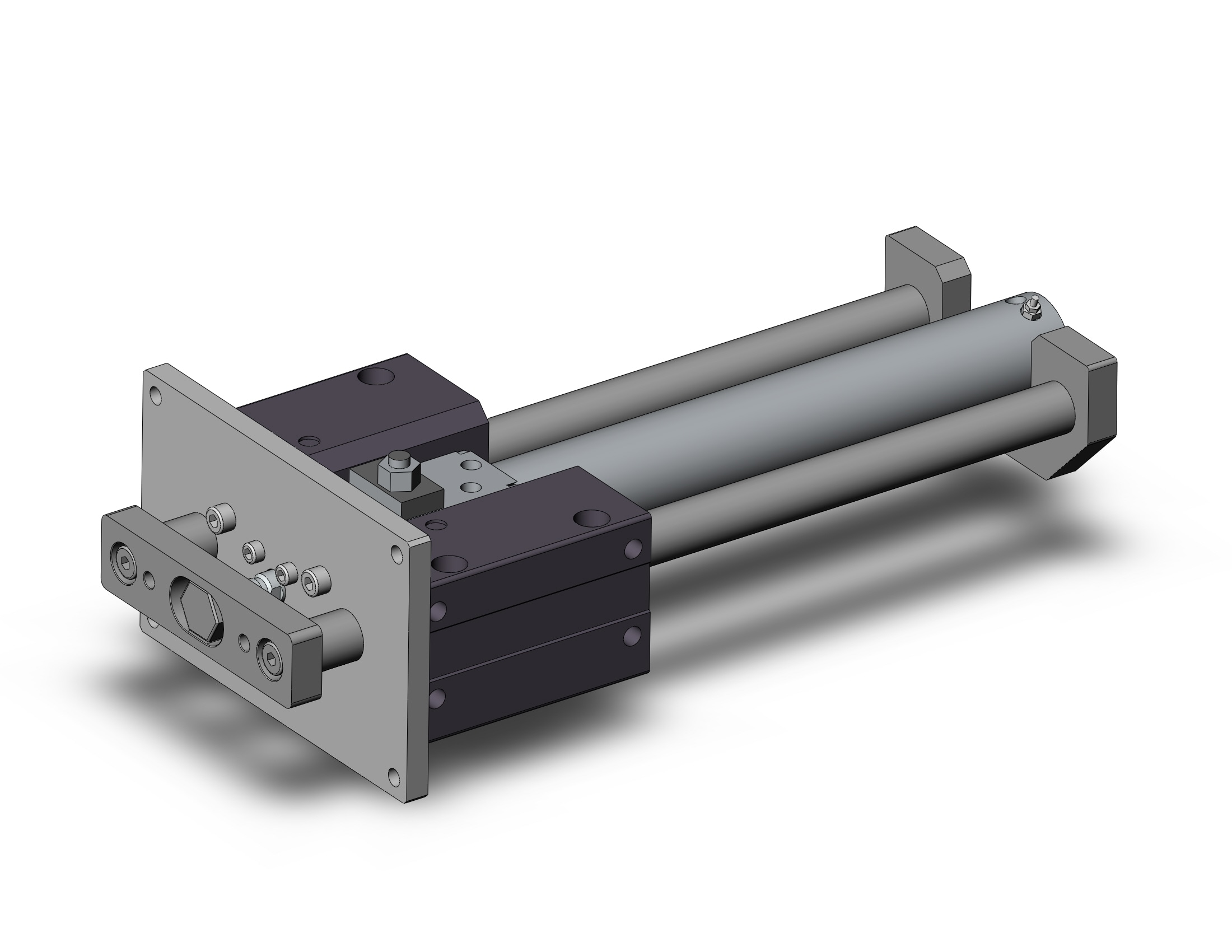 SMC MLGCLF40-250-R-D base cylinder, MLGC FINE LOCK CYL W/GUIDE