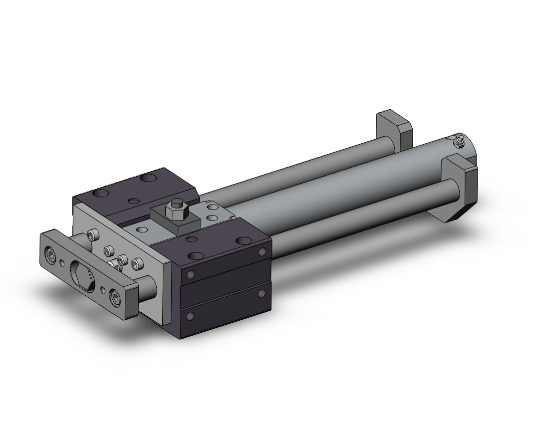 SMC MLGCMB32-200-R-E base cylinder, MLGC FINE LOCK CYL W/GUIDE