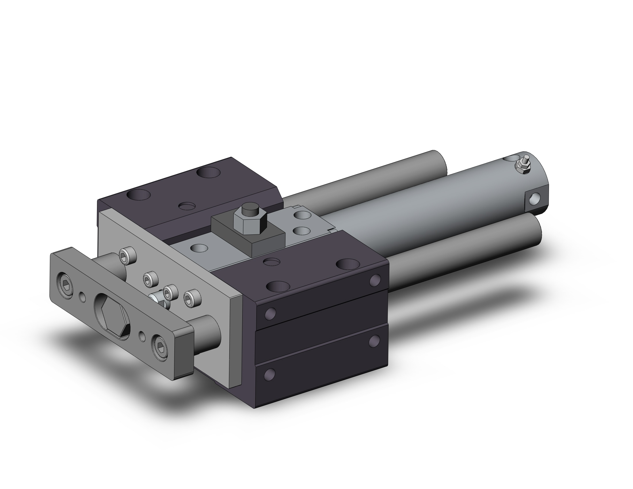 SMC MLGCMB32TN-100-D mlgc, guide cylinder/fine lock, GUIDED CYLINDER W/LOCK