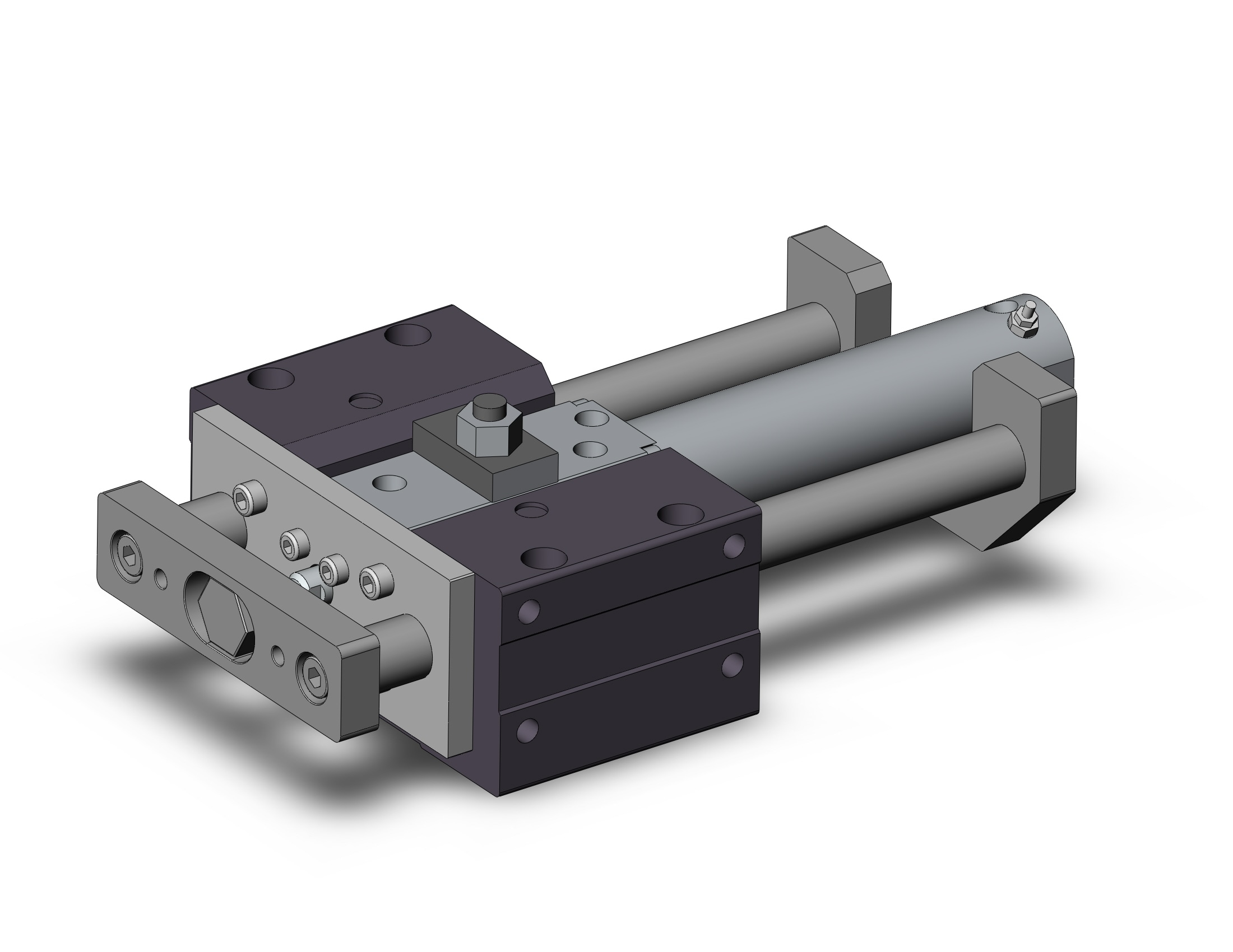 SMC MLGCMB32TN-100-R-D cylinder, MLGC FINE LOCK CYL W/GUIDE