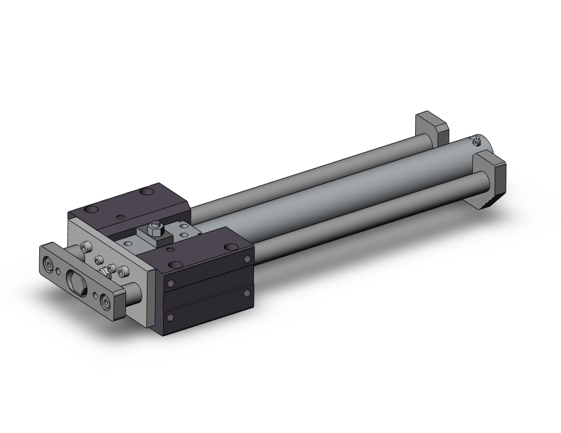 SMC MLGCMB40-350-R-D base cylinder, MLGC FINE LOCK CYL W/GUIDE