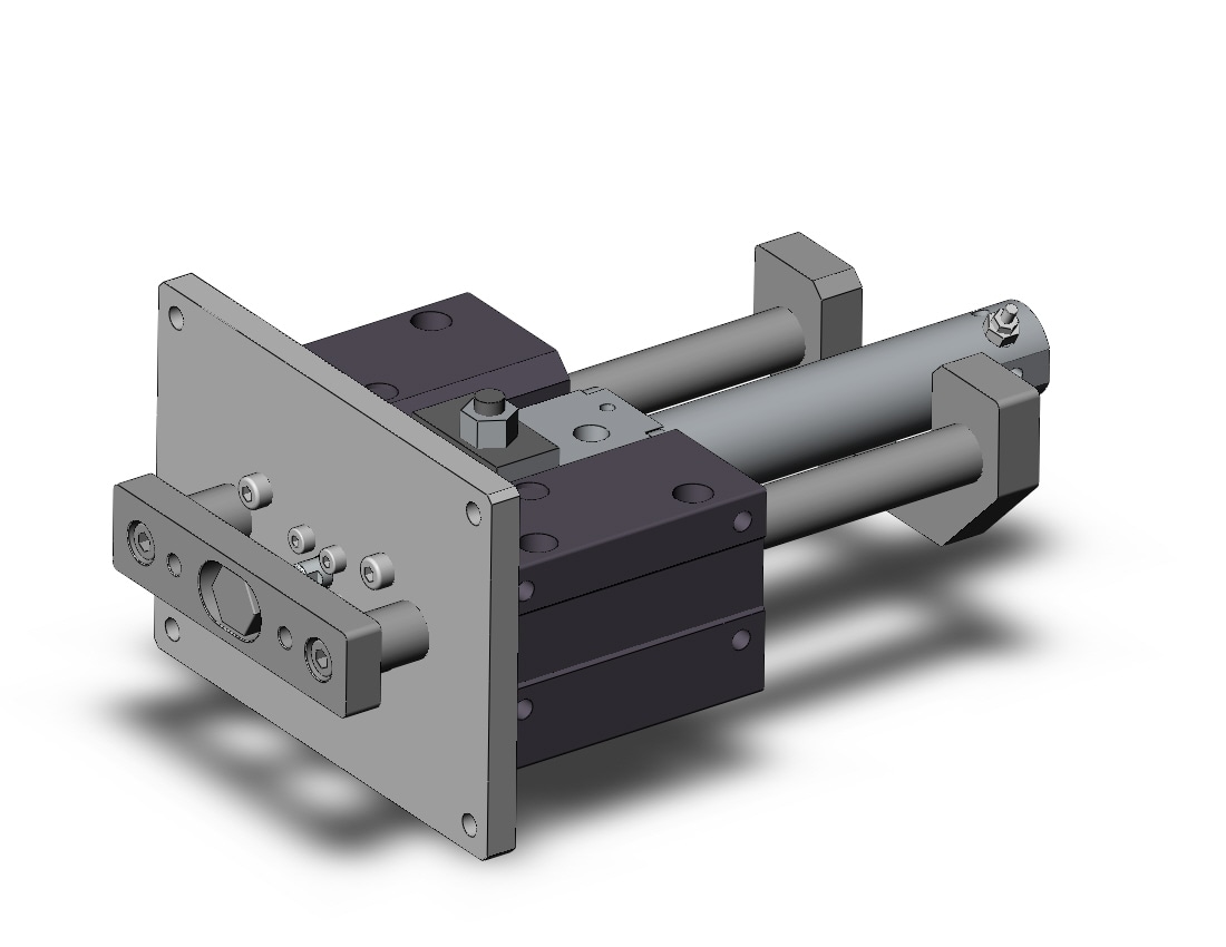 SMC MLGCMF20-75-R-E mlgc, guide cylinder/fine lock, GUIDED CYLINDER W/LOCK