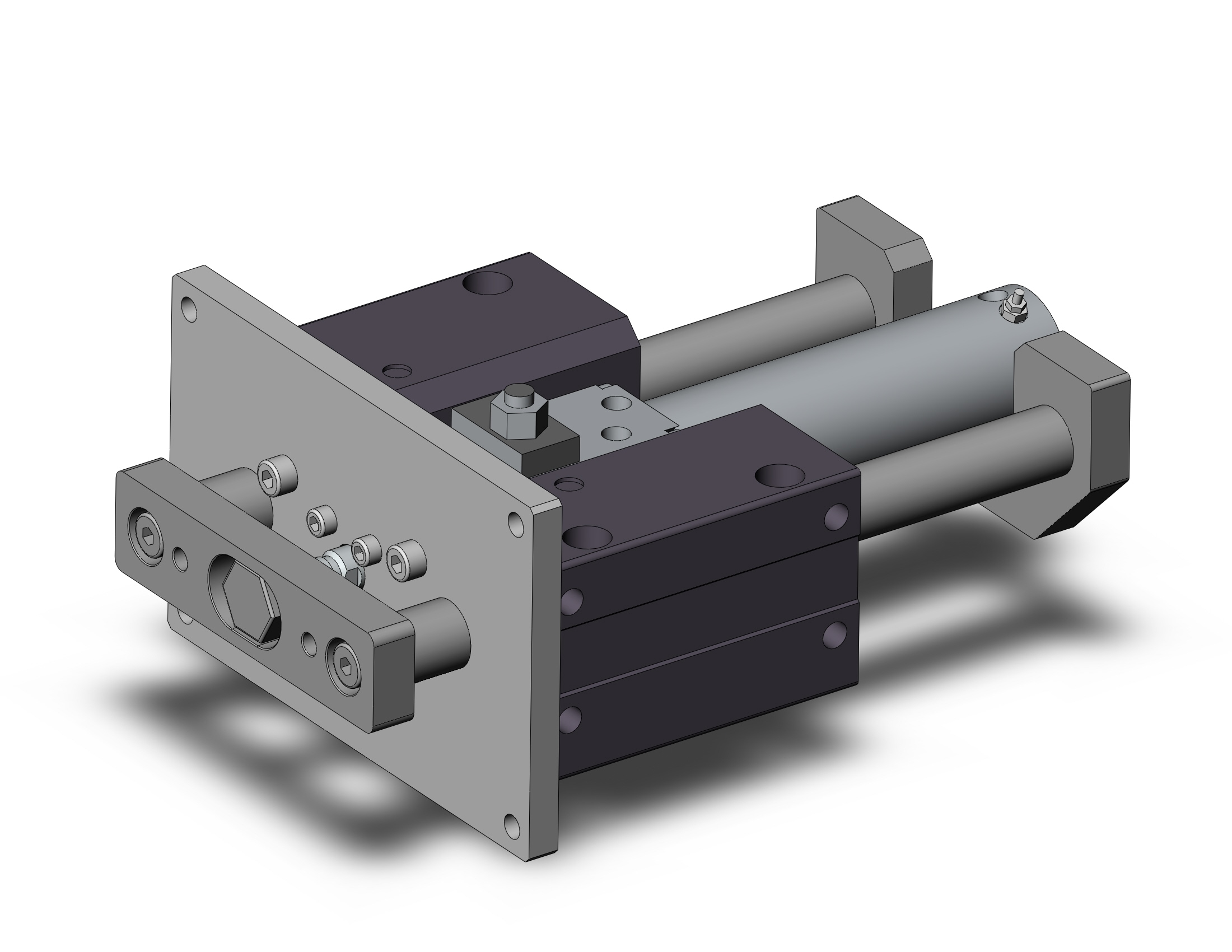 SMC MLGCMF40TN-100-R-E mlgc, guide cylinder/fine lock, GUIDED CYLINDER W/LOCK