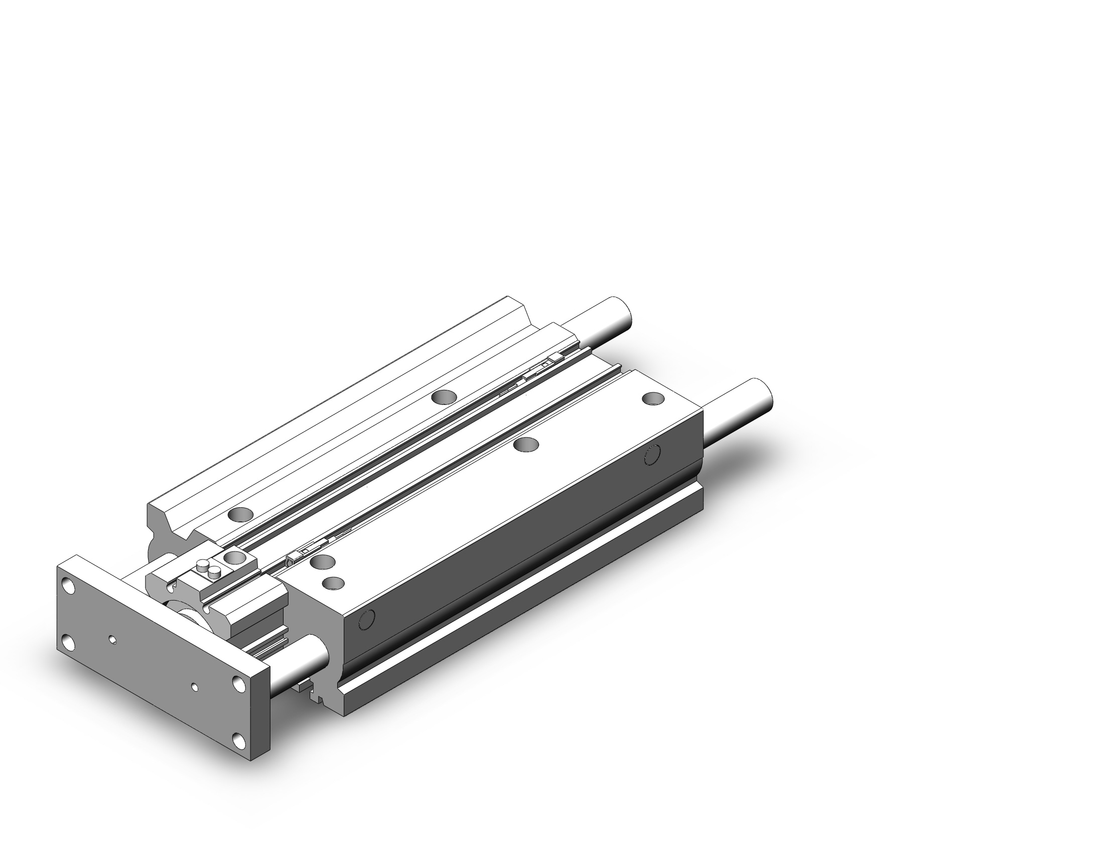 SMC MLGPL40-175Z-B-M9P mlgp cylinder, GUIDED CYLINDER W/LOCK