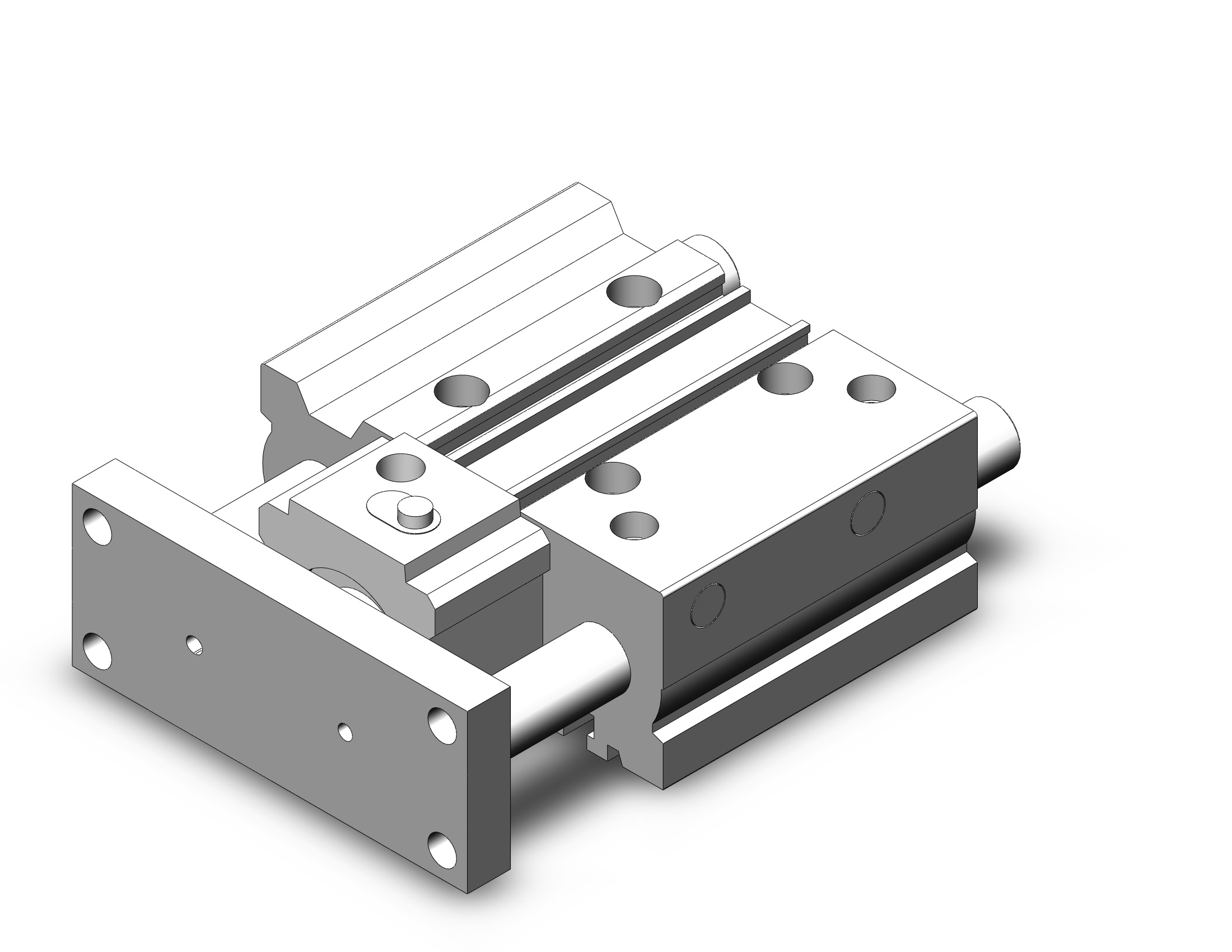 SMC MLGPM32-50Z-B mlgp cylinder, GUIDED CYLINDER W/LOCK