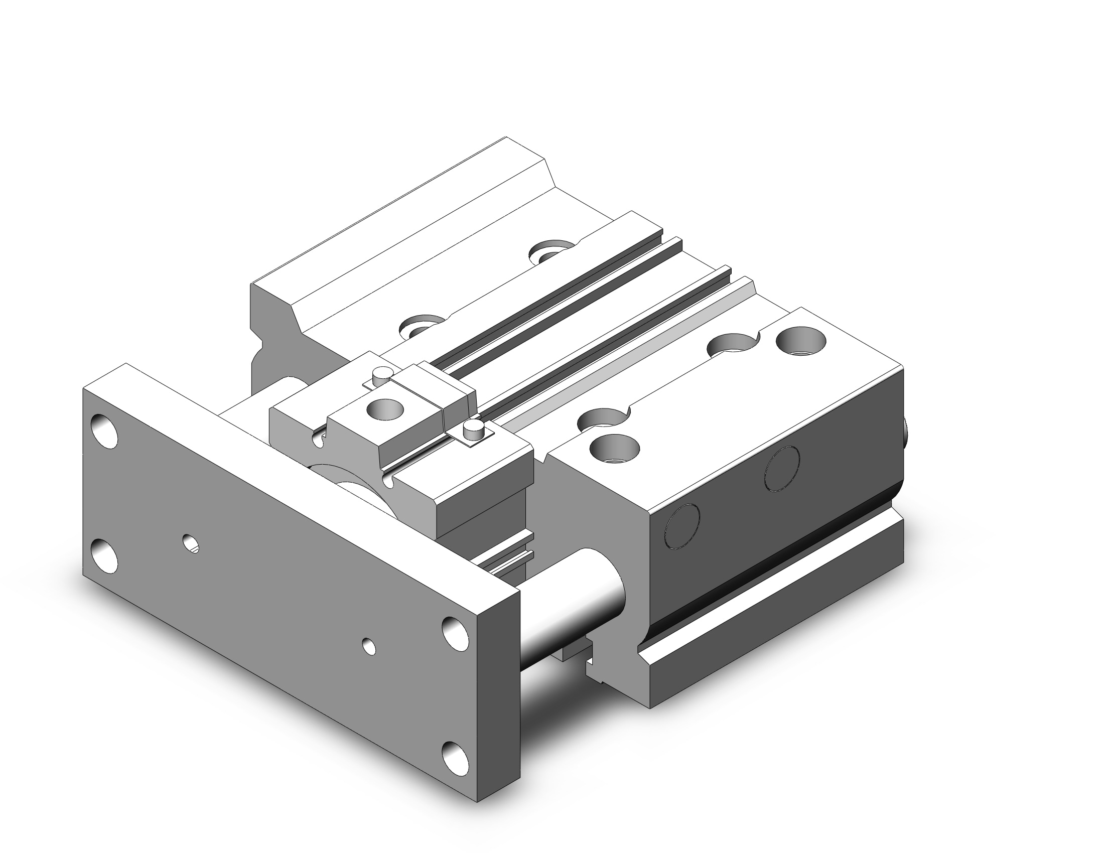 SMC MLGPM50TF-40Z-F mlgp cylinder, GUIDED CYLINDER W/LOCK